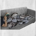 thumbnail image 6 of Rock Soft Flannel Fleece Throw Blanket, Sea Elements Pile of Stones Nautical Marine Underwater by the Coast Rocky Details, Cozy Plush for Indoor and Outdoor Use, 50" x 70", Multicolor, by Ambesonne, 6 of 6