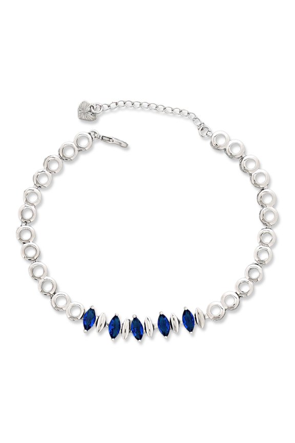 Fine Ankle for Women, 7"+2" Inch Adjustable Size, in Brass Metal