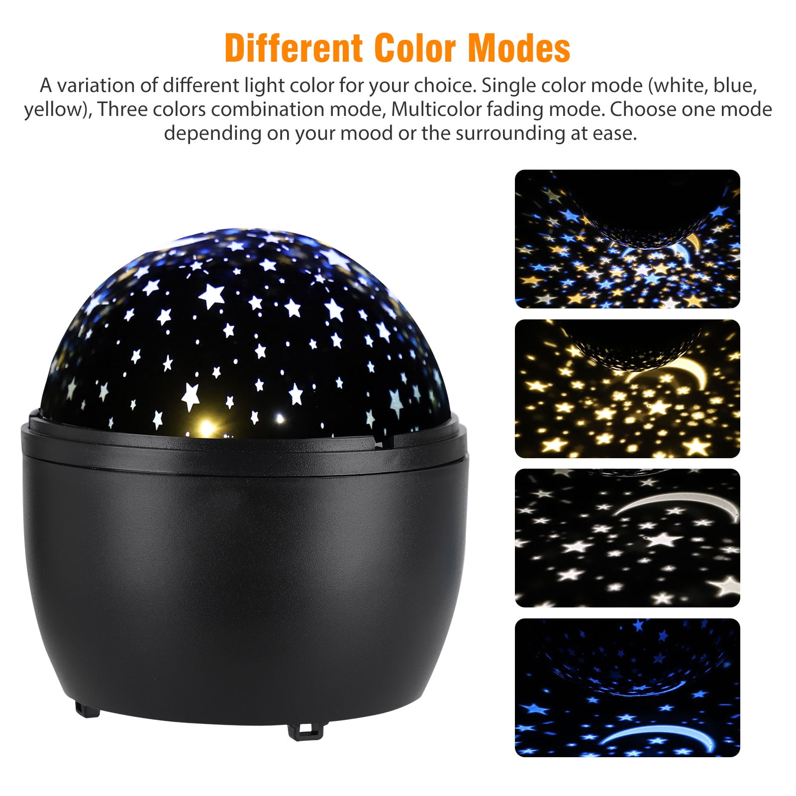 Ledeez LED Star Light Globe, Night Light, Sleep Under The Stars, Ambient  Mood Lighting, Portable, LED Lights for Bedroom 