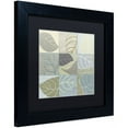 thumbnail image 2 of Trademark Fine Art "Leaf Story IV" Canvas Art by Color Bakery Black Matte, Black Frame, 2 of 4