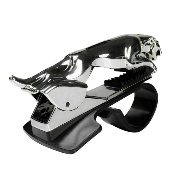 Soporte para teléfono de coche Cateissary ABS 360 grados plata