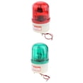 thumbnail image 1 of Luz De Advertencia Estroboscópica Giratoria LED De 24V, Lámpara De Flash De Baliza De Señal Redonda R+G, 1 of 9
