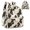 Bows Deer Cowhide Print, variant on Tropical Geometric Print Backpack Purse for College Everyday Carry, Lightweight Mini Daypack Casual Adjustable Straps Mini Backpack for Women