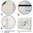 thumbnail image 3 of Designart "Pink Suprematism Ethereal composition" Abstract Suprematism Floater Framed Wall Art Living Room, 3 of 7