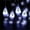 B, variant on 20-LED Ghost String Lights - Battery Operated Halloween Decorations Outdoor/Indoor | Waterproof Hanging Lights for Porch & Yard | Spooky Party Supplies for s