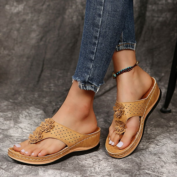 Dressy wedge flip flops clearance