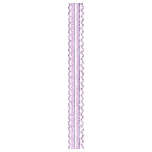 Offray 5/8" Metallic Ribbon-Light Orchid