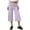 RD158_Light Purple, variant on Women Fold Over Gauchos Capri Casual Low Rise Wide Leg Cropped Pants Summer Plaid Yoga Culottes Going Out Yoga Capris Cyan XL