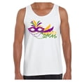 thumbnail image 1 of Mardi Gras Tank Top for Men Festive Tees Carnival Mask Carnaval 2021 Men's Tanks New Orleans Party, 1 of 4