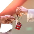 thumbnail image 1 of Dvkptbk Keychain Decorations Funs Play Bright Color Fruit Rocker Keychain Palm Game Key Chain Claw Machine Pendant Home Decor, 1 of 6