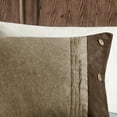 thumbnail image 5 of GDF Studio 7 Piece Faux Suede Queen Comforter Set with Pillows, Lodge Cabin Design, Brown, 5 of 12