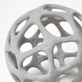 thumbnail image 3 of Mercana Spiro Hollow Decorative Orb In Rustic White 68932, 3 of 4