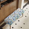 thumbnail image 3 of Uourmeti Polyester Spandex Bench Covers for Bedroom Home, Anti Dust Full Elastic Wrap Dining Bench Covers, Flowers, 3 of 9