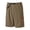 Brown - khaki, variant on Pacific Trail Mens Belted Performance Athletic Workout Shorts, Brown, Small