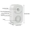 thumbnail image 4 of AOOOWER Wall Mount Motion Sensor Voice Speaker Motion Sensor Visitor Bells Door Chimes, 4 of 8
