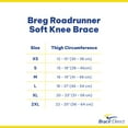 thumbnail image 3 of Breg Roadrunner Soft Knee Brace Neoprene Pull-On L1833OTS OR L1832CF - Ligament Support and OA Relief, 3 of 7