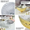 thumbnail image 4 of Efavormart 8" Mercury Glass Compote Vase, Pedestal Bowl for Wedding Floral Centerpiece Home Decor - Silver, 4 of 5