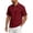 Wine, variant on OIOLOYJM Mens Polo Shirts Raglan Short-Sleeve Relaxed Fit Casual Quick Dry Cotton Linen Golf Shirts Basic Work Workout Collared Tops Light pink XL