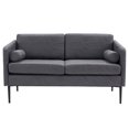 thumbnail image 2 of 134 * 71 * 74 cm Paño de estampado en caliente con almohada Silla circundante de dos plazas Sofá interior de dos plazas Ajuste gris oscuro Tela elástica Sofá Protector Sofá Protector para mascotas Verde 1 plaza (gris 3 plazas) esquí esquí Gafas de esquí, 2 of 5