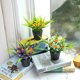 thumbnail image 4 of Gwong Decoración hogareña Flor artificial Planta Pot Bonsai Jardín Home Party Fiesta Decoración de muebles Gwong 21045567, 4 of 7