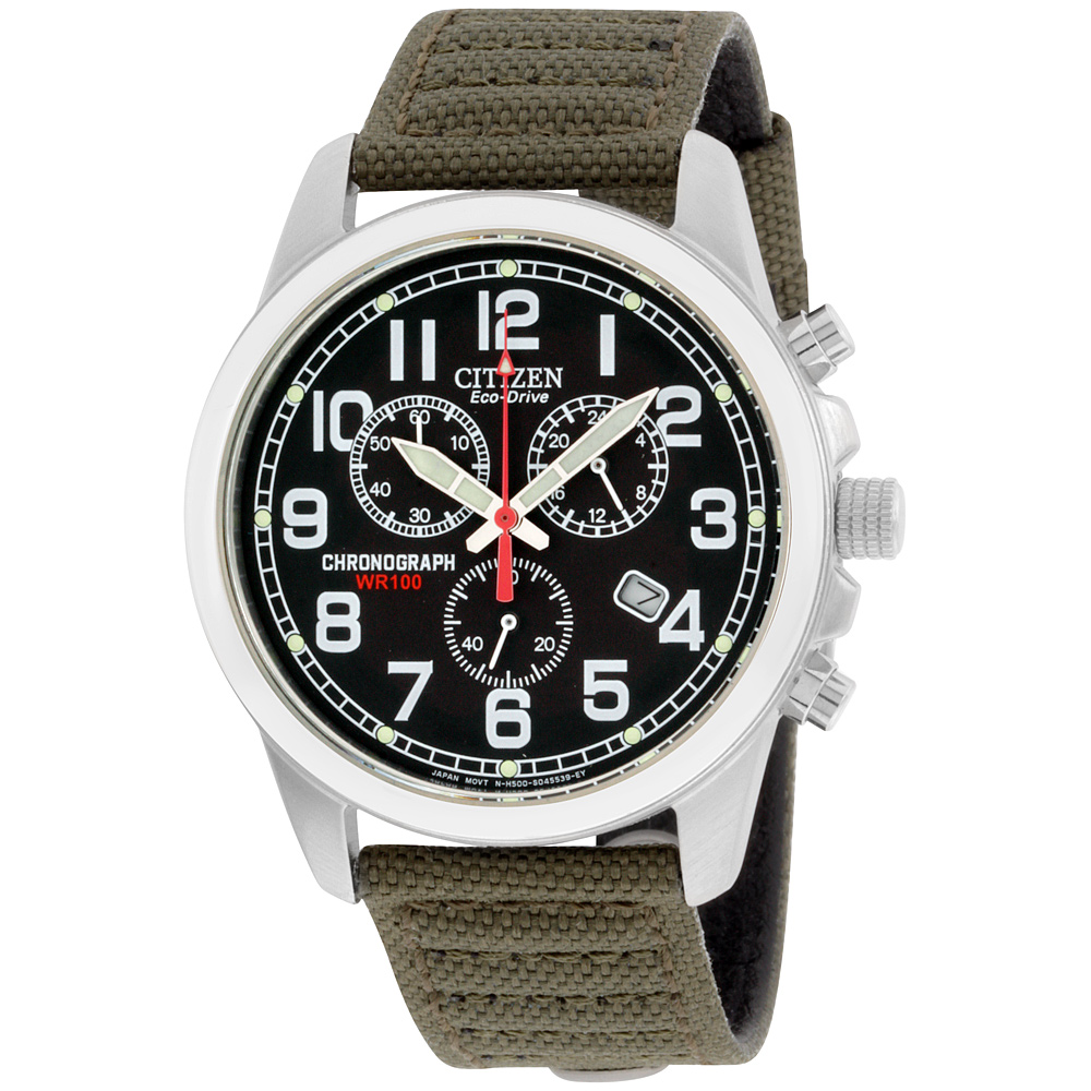 Citizen Men s Eco Drive Chronograph Watch AT0200 05E Walmart