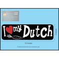 thumbnail image 6 of 10in x 3in I Love My Dutch Rabbit Bumper Sticker Vinyl Truck Window Stickers, 6 of 7