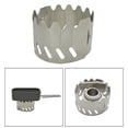 thumbnail image 6 of figatia Camping Furnace Windscreen Stoves Wind Stainless Steel Lightweight Gas Furnace Burner Wind Protection Stoves Windscreen 2 Plates, 6 of 8