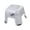 Clear, variant on Versatile Step Stool Sturdy Lightweight Foot Stool for Apartment Bedroom Bathroom Clear