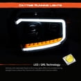 thumbnail image 3 of AKKON - For Black 2014 2015 2016 2017 2018 2019 2020 2021 Toyota Tundra Light Tube Projector Headlights Front Headlamps Set, 3 of 7