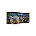 thumbnail image 4 of Canvas Wall Art - Stewart Marsden 'Psychedelic London' Wall Art for Living Room, Bedroom, or Office D?cor by Trademark Fine Art - 24 x 10 Inches, 4 of 4