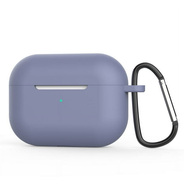 Funda protectora de silicona para auriculares inalámbricos Bluetooth Apple AirPods Pro, funda blanda portátil, color sólido