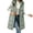 Green, variant on Long Puffer Vest for Women Longline Hooded Padded Vest Snap Zip Up Quilted Sleeveless Jacket Winter Coats for Women with Pockets for Fall Winter Outdoor Casual Daily Wear