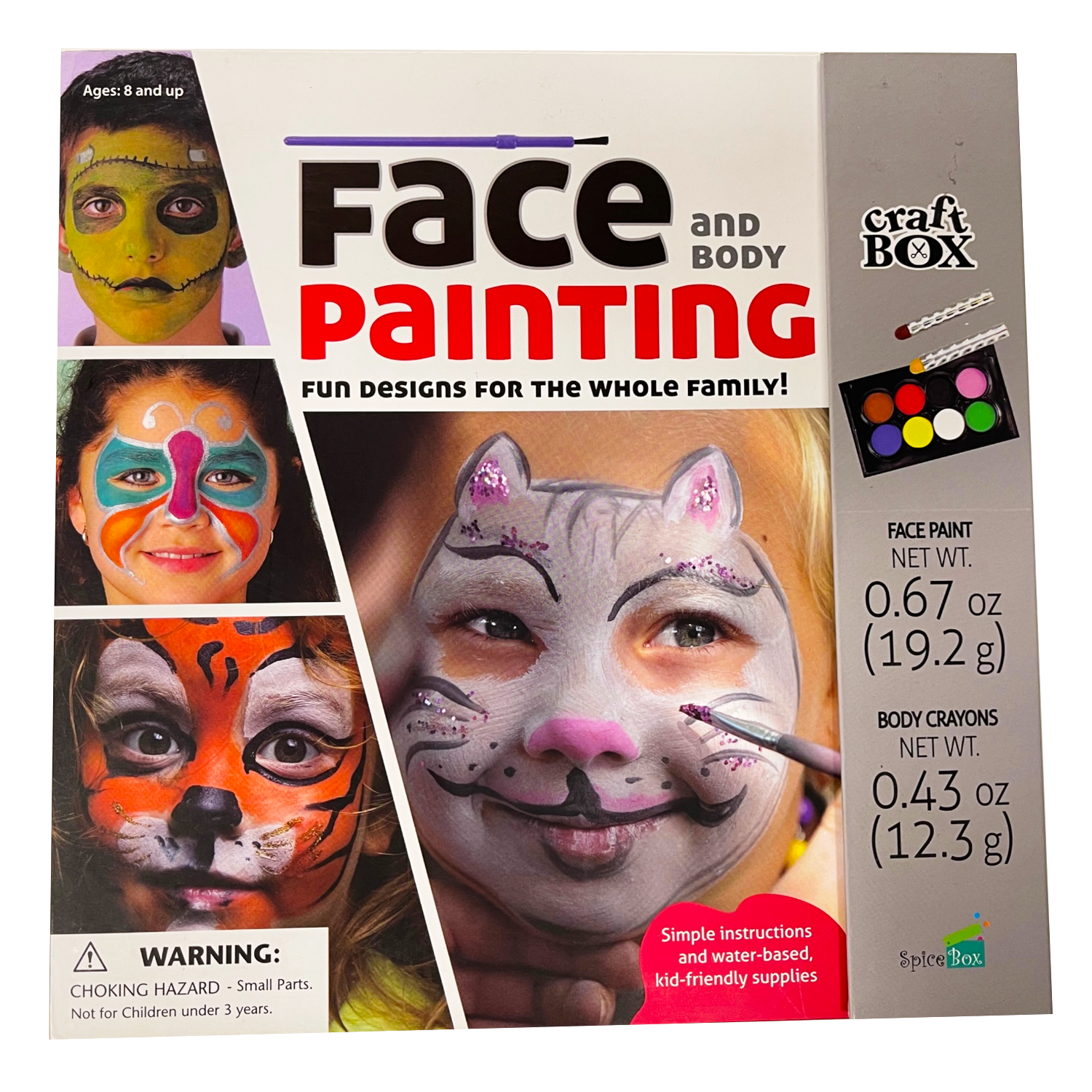 SpiceBox 03863 Craft Body Kit Face and Body Painting