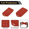 thumbnail image 4 of Funda de llave de coche roja de TPU para Renault Clio - Funda de control remoto de 4 botones, 4 of 6