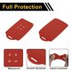 thumbnail image 4 of Funda de llave de coche roja de TPU para Renault Clio - Funda de control remoto de 4 botones, 4 of 6