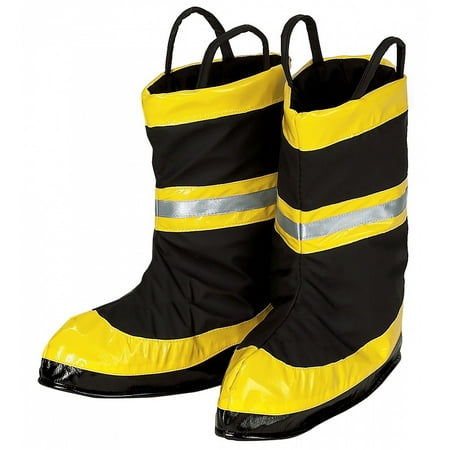 Jr. Fire Chief Boots Child Costume Accessory - Medium