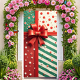 thumbnail image 1 of Decorative Design Christmas Banner Festive Gift Polyester Material Holiday Decoration Indoor Use Celebration, 1 of 5