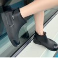 thumbnail image 3 of Women's Versatile Slip On Round Toe Waterproof Comfortable Short Rain Boots, 3 of 9