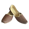 thumbnail image 3 of Mens Punjabi Jutti Sherwani Shoes Mehroon Gold Zari Khussa Shoes Formal Sandals Ethnic Footwear US 8/ EURO 42, 3 of 5