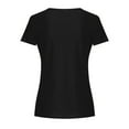 thumbnail image 4 of EGNMCR Blouses et Chemises à Manches Courtes à Col Rond Unies Blouse d'Allaitement à Manches Courtes pour Femme Enceinte Blouse d'Allaitement Blouse pour Femmes Enceintes, 4 of 6