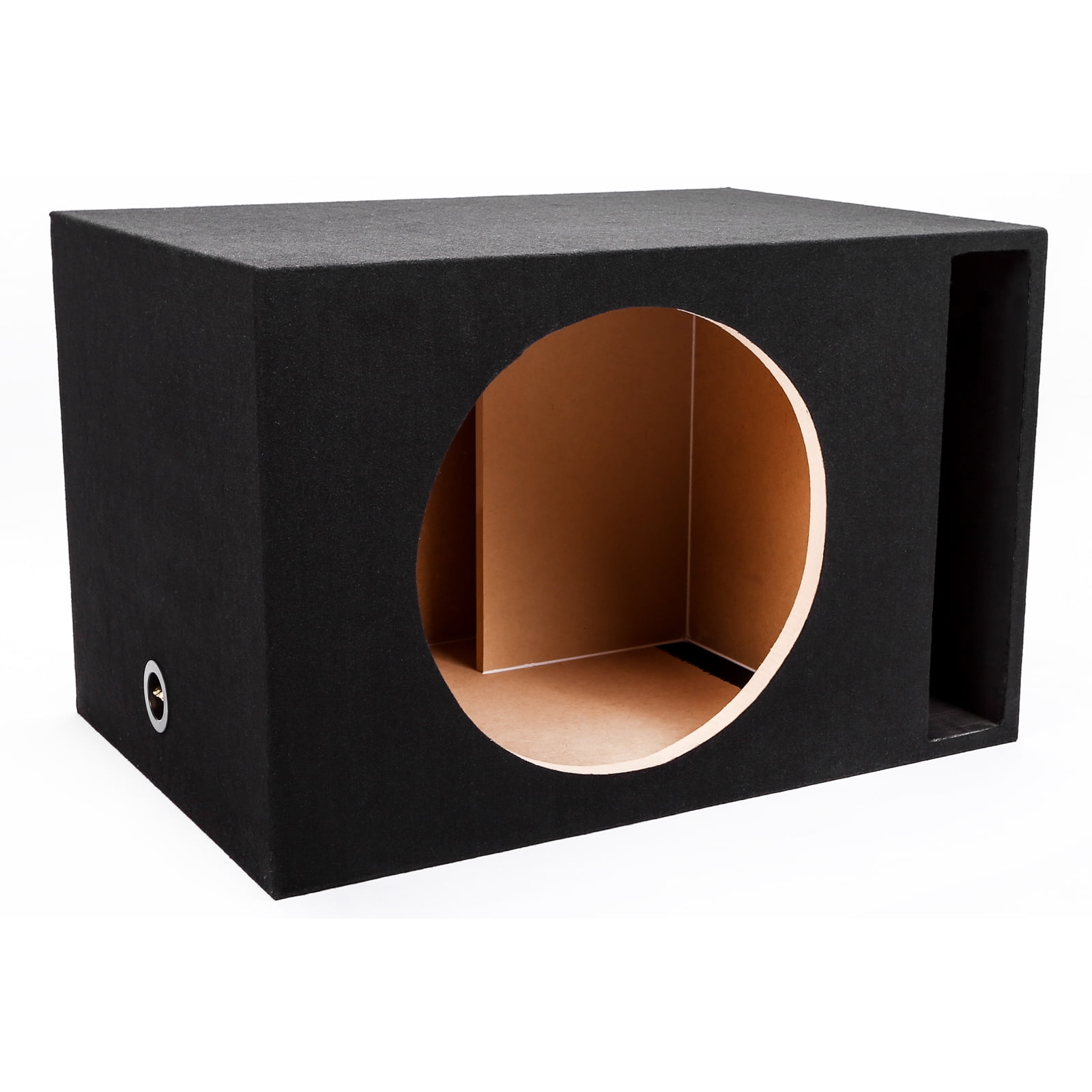 Skar Audio Single 18" Universal Fit Vented Subwoofer Enclosure with 1" MDF  Heavy Duty Front Baffle - Black Carpet - Walmart.com