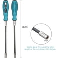 thumbnail image 3 of Flexible Hose Clamp Kit with 7mm Metric Socket, Hex Wrench & Pipe Extension Tools - Blue, 3 of 5