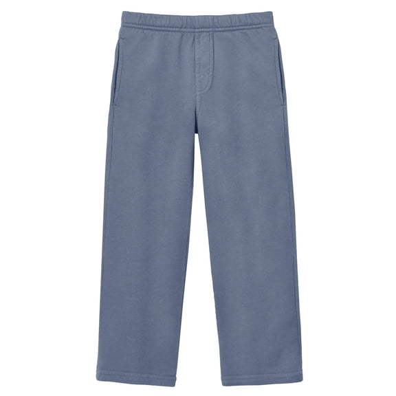 Boys Soft Cotton Fleece Straight Leg Pocket Pant | Concrete