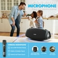 thumbnail image 6 of W-KING (120W PEAK)70W Portable Loud Bluetooth Speakers with Wireless Microphone, Waterproof Outdoor Wireless Bluetooth, 6 of 6
