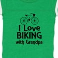 thumbnail image 4 of Inktastic I Love Biking with Grandpa Boys or Girls Baby Bodysuit, 4 of 5