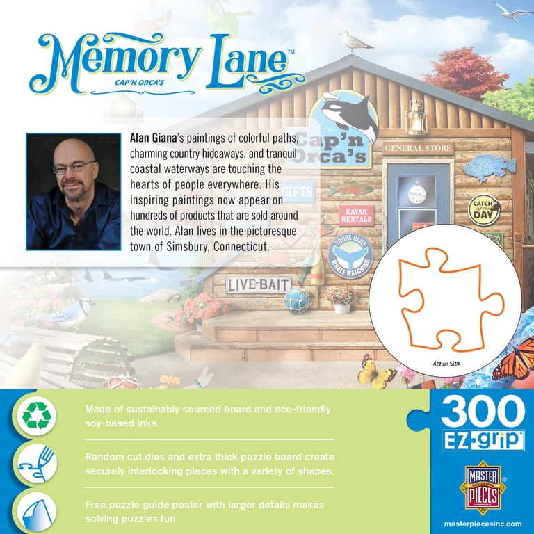 MasterPieces Memory Lane Cap'n Orca's 300 Piece EZ Grip Puzzle