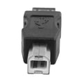 thumbnail image 4 of 2X USB Impresora Adaptador Tipo A Hembra A Tipo B Macho Negro Tono Plateado, 4 of 5