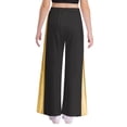 thumbnail image 6 of Hansber Kids Girls Praise Dance Outfit Sleeveless Worship Dance Dress with Celebration of Spirit Palazzo Pants Black 10, 6 of 7