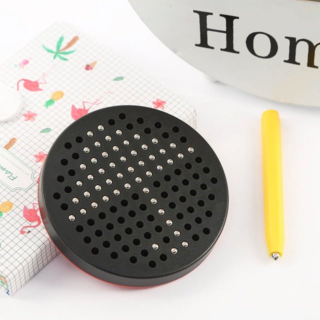Tablero de dibujo magnético para niños pequeños, 1 paquete de mini cuentas magnéticas para niños, tablero magnético para niños, escuela, jardín de infantes, juguetes magnéticos, brillar Electrónica