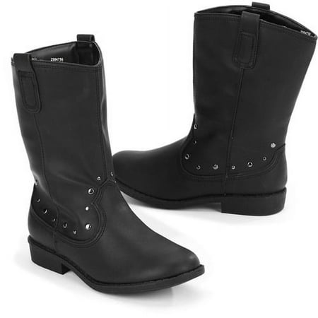 Faded Glory - Girls' Yoli Studded Cowboy Boots